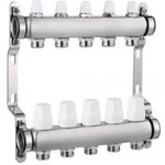 Set distribuitor Hydro S Colector complet din Inox, 5 căi 1