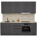 Мебель для кухни ArtFlame GOLA Storm Grey (2.4 m.l.)