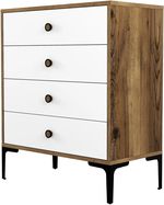 Комод Trendy Lizbon 537-Nuc, Alb 76x90x40cm (GTR001657)