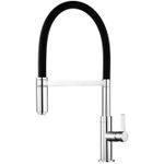 Bateria bucătărie Helika-AquaSanita 7003-001 COLOS Chrome+black silicone hose
