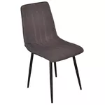 Scaun Evelin di Costacurta XR-154 B, Черный Металл/Ткань, Grey 5 (rogojka)