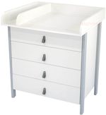 Комод-пеленатор Ingvart 90017041-3 Scandi Alb/Gri