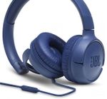 Headphones  JBL T500 Blue, On-ear.