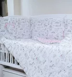 Детское постельное белье PernaMea Set lenjerie 8 piese HappyBaby Roz (PM.101007/2)