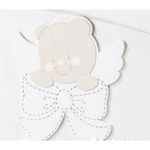 Детское постельное белье Italbaby 020.1130-0081-6 Вышитый набор для кроватки Sweet Angels