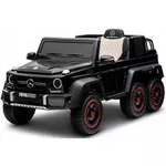 Mașină electrică pentru copii Kids car 8380036-6R_Black Mercedes-Benz G63 AMG 6×6, 12V10AH, scaune din piele