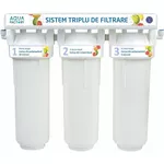 Фильтр проточный для воды Aqua Factory AF-3 под мойку-тройной