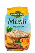 Мюсли WildBerry (миндаль, ананас, абрикосы), 500г