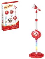 Jucărie muzicală Essa 5017C Microfon cu stativ pentru copii, roșu
