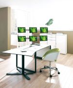 Table/desk stand for 6 monitors Reflecta PLANO DeskStand 23-1010 S, 13