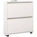 Raft pentru încălțăminte Mobildor-Lux Leo Slim 60x16x86H cm White