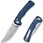 Нож походный Sencut S25001A-2 Slybolt, mâner Canvas Micarta albastru, Crossbar Lock