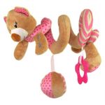 Jucărie cu pandantiv Baby Mix STK-16432P Мишка розовая