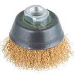 Set de tubulare, bite, duze Wolfcraft Perie tip oala din sarma de alama 70mm 2748000