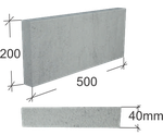 Бордюр 500x200x40