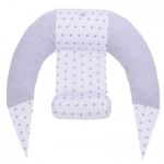 Подушка для мам Veres 302.04.2 Comfort Lux Velour stars grey 200*75