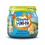 Пюре ФрутоНяня из кабачков и картофеля, 80 гр.