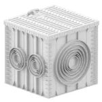 Комплект распределителей Hydro S Colector pluvial cu gratar DN 32/315, 1 tona, gri