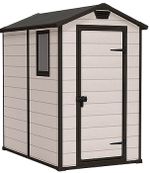 Садовый сарай Keter 56112 Casuta de gradina Manor 4x6, 130x192x198cm, bej