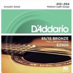 Аксессуар для музыкальных инструментов D’Addario EZ920 corzi chitara acustica