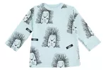 Haine pentru copii Minikin 242290386 Hedgehog Лонгслив голубой с рисунком 12-18мес (86см)