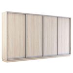 Dulap Mobildor-Lux Fox uși glisante din PAL (370x60x210H cm) Sonoma