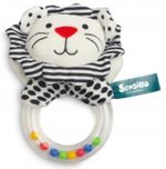 Zornăitoare Sensillo Z-030 Погремушка плюш 56 B/W Lion