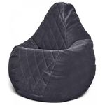 Fotoliu BeanBag BeanBag BM6147, Кресло Груша из велюра Maserrati 