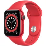 Смарт часы Apple Watch Series 6 44mm (PRODUCT) RED Sport Band M00M3