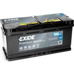 Автомобильный аккумулятор Exide PREMIUM 12V 100Ah 900EN 353x175x190 -/+ (EA1000)