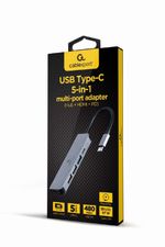 Docking Station Gembird A-CM-COMBO5-03, USB 3.1, 2xUSB 2.0, HDMI, PD 87W