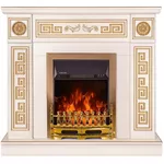 Șemineu electric ArtFlame Versailles gold & Gala gold