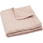 Set de perne si plapume Jollein 521-511-68082 Paturica din muselina Jacquard Wild Rose, 75x100cm