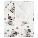 Accesoriu pentru înfășat New Baby 39475 Пеленка фланель непромокаемая Baby Cude Teddy