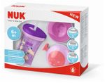 Набор NUK Learn to Drink (6+ мес) фиолетовый