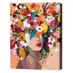 Tablou pe numere BrushMe BS41053FC 40x50cm (fără cutie) Nimfa florilor