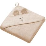Accesoriu pentru baie BabyOno 1553/06 Prosop din bambus de baie cu gluga maro 100x100