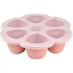 Container alimentare Beaba B912615 Old Pink ermetic silicon multiportii 6x150ml