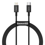 Baseus Cable Type-C to Lightning Superior Series Fast Charging PD 20W 1m, Black