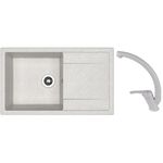 Мойка кухонная со смесителем Dr.Gans Techno 860 + SanDonna F 1069 gri