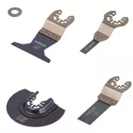 Set de tubulare, bite, duze Wolfcraft Set de 4 accesorii ferastrau cu vibratii 3961000