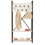 Mobilă pentru antreu Trendy Alfa Alb, 90x180x34cm (GTR001411)