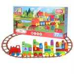 Set de construcție Play Toys 2397 Tren, 77 piese