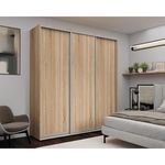 Шкаф Nex Home Dulap cu uși glisante, 220x60x240cm, PAL, Sonoma