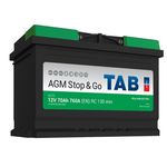 Автомобильный аккумулятор TAB AGM Stop&Go 70Ah 760EN 278x175x190 -/+ (L3 AGM)