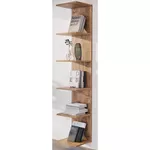 Офисный стеллаж Nex Home Книжный шкаф, 34,6x31,5x180 см, Дуб (15-07-02)