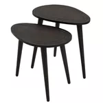 Măsuţă cafea Trendy Dulce-Antracit (2 bucăți)