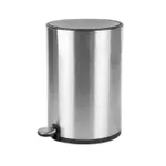 Coș de gunoi Axentia 136266 Cos de gunoi cu pedala 5L, argintiu