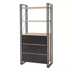 Dulap Trendy Cosmo Cortex 90x180x35cm, raft de carti