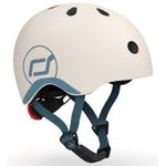Cască de protecție Scoot&Ride 96360 Ash (cu sistem de reglare), XXS-S, 1+ ani
